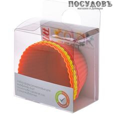 HITT Colorfest HCF-S04 формы для выпечки кекса, силикон, Ø75 мм, микс, 6 шт.