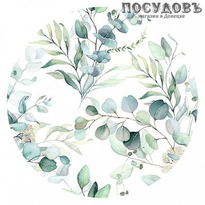 Пластмаркет Акварель салфетка сервировочная, ПВХ Ø360 мм, 1 шт.