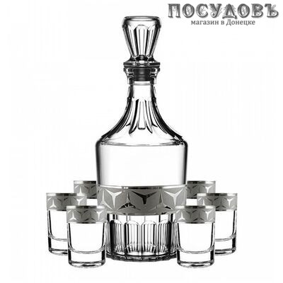 Гусь-Хрустальный Драйв SE346-1160/837/S набор для водки, стекло, 7 пр.