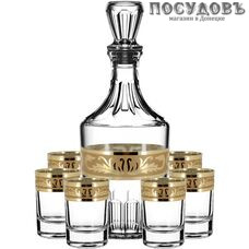 Гусь-Хрустальный Русский узор EAV49-1160/837/S набор для водки, стекло, 7 пр.