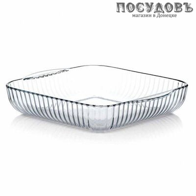 Pasabahce Borcam 59394 форма для выпечки, стекло жаропрочное, 280×280×60 мм, 3200 мл