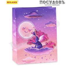 Dream cards Единорог на облаке ПП-4755 пакет подарочный, 310×220×100 мм, бумага, глянцевая ламинация Dream cards Единорог на облаке ПП-4755 пакет подарочный, 310×220×100 мм, бумага, глянцевая ламинация