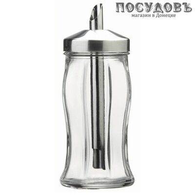 Pasabahce Black and White 80078SLB дозатор для сахара, Ø66×130 мм, 240 мл, стекло