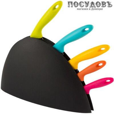 Mallony Divo 009353 ножи в наборе (5 ножей; подставка), сталь нержавеющая, 6 пр.