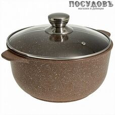 Гардарика Алтай 1706-07-10 кастрюля с крышкой 6,0 л, алюминий литой, мраморное покрытие Гардарика Алтай 1706-07-10 кастрюля с крышкой 6,0 л, алюминий литой, мраморное покрытие