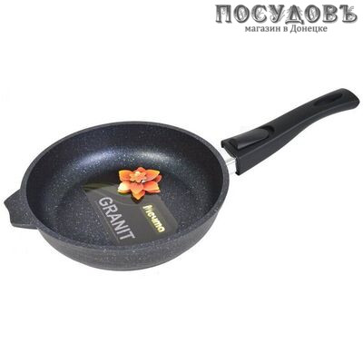 Мечта Гранит Star 020803 сковорода Ø200 мм, алюминий литой, гранитное покрытие Greblon, съемная ручка