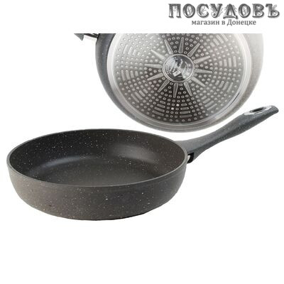 Hascevher Germanitium 005-031 сковорода Ø240×55 мм, алюминий литой, гранитное покрытие Germanitiun, 1 шт.