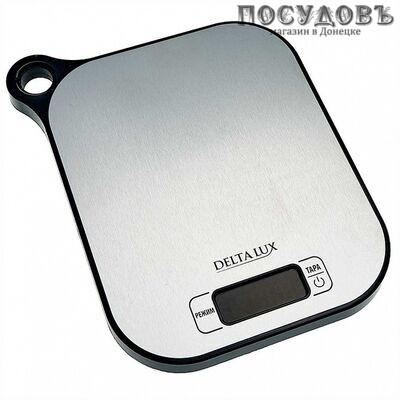 Delta DE-001KE весы кухонные-платформа, 195×155×18 мм, до 5,0 кг, гарантия 1 год