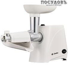 Delta DL-6101M мясорубка электрическая 2000 Вт, 1,8 кг/мин, цвет белый