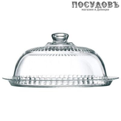 Luminarc 41415 блюдо с крышкой, цвет прозрачный, Ø270 мм, стекло упрочненное, Франция 1 шт.