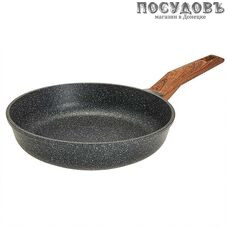 Гардарика Гранит 14 1024-14 сковорода, Ø240×60 мм, алюминий литой, гранитное покрытие Greblon