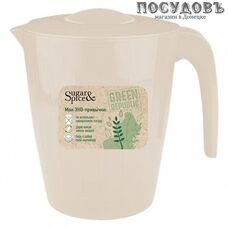 Пластик Репаблик Green Republic SE1823GR кувшин с крышкой, 1900 мл, полипропилен, лен