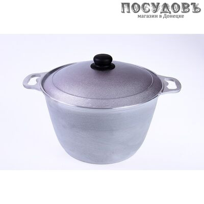 Кукмара к80 кастрюля с крышкой 8,0 л, алюминий литой