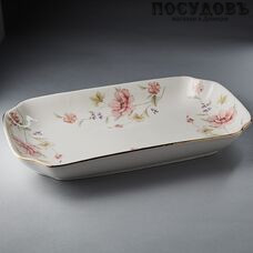 Beatrix Сан-Марино МН006Z блюдо, фарфор, 250×140 мм, в упаковке 1 шт.