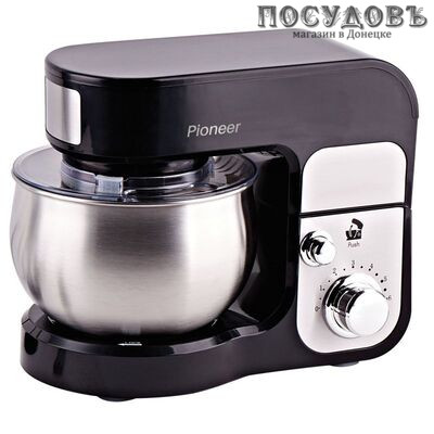 Pioneer MX323 black миксер планетарный 3,0 л, 700 Вт, 6 скоростей, цвет черный