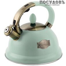 ZEIDAN Z-4387 чайник со свистком, 3,0 л, сталь нержавеющая, капсульное дно