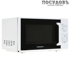 Horizont 20MW700-1379CTW отдельностоящая микроволновая печь, 700 Вт, 20 л, белый
