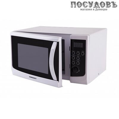 Horizont 23MW800-1379CAW отдельностоящая микроволновая печь, 800 Вт, 23 л, белый