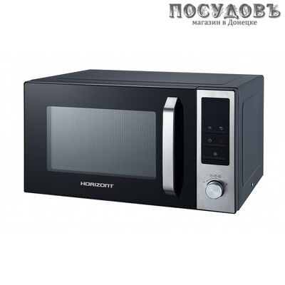 Horizont MW 800-1379S отдельностоящая микроволновая печь, 800 Вт, 23 л, черный