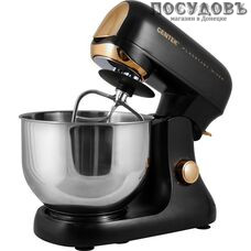 Centek CT-1137 миксер планетарный 6,0 л, 1500 Вт, 6 скоростей, цвет черный с золотом