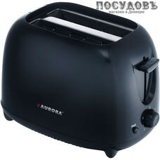 Aurora AU 3324 тостер на 2 шт, 750 Вт, цвет черный