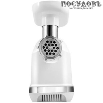 Centek CT-1619 мясорубка электрическая 1550 Вт, 1,5 кг/мин, 1 скорость, реверс есть, цвет белый