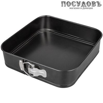 KING Hoff KH-1541 квадратная разъемная форма, сталь, антипригарное покрытие, 280×280×68 мм