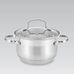 Maestro Basic MR-3512-16 кастрюля с крышкой, сталь нержавеющая, 2,1 л, Ø160 мм