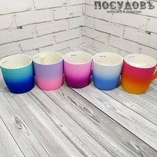 КНР BPY173-M кружка, 340 мл, керамика c покрытием Soft Touch, микс
