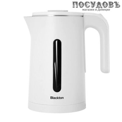Blackton Bt KT1705P электрочайник, 1850 Вт, 1800 мл, двойной нержавейка/пластик, белый