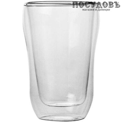 Attribute Duos ATG103 стакан с двойными стенками, 450 мл, стекло термостойкое, в подарочной упаковке 1 шт.