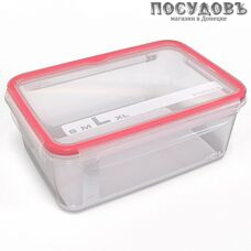 Полимербыт Extra lock Bright 67200 контейнер с герметичной крышкой, полипропилен, 239×165×94 мм, 2400 мл