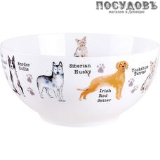 Коралл Dogs NB202B салатник, фарфор, 610 мл