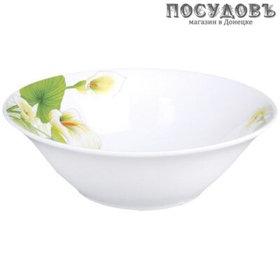 Коралл Калла VJW931/20 салатник, Ø200×65 мм, 950 мл, фарфор 1 шт.