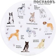 Коралл Dogs NB202P/19 тарелка десертная, Ø190 мм, фарфор 1 шт.