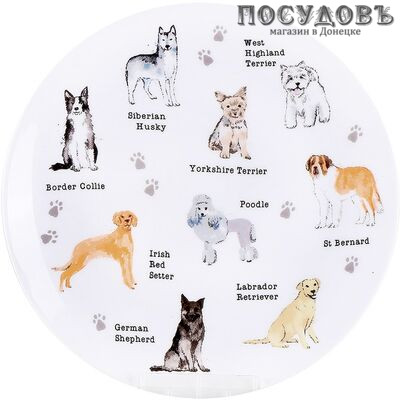 Коралл Dogs NB202P/19 тарелка десертная, Ø190 мм, фарфор 1 шт.