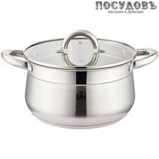 MercuryHaus Skirt MC-1688 кастрюля с крышкой 3,5 л, Ø200 мм, сталь нержавеющая 18/10