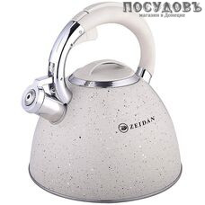 ZEIDAN Z-4436 чайник со свистком, 3,0 л, сталь нержавеющая, капсульное дно