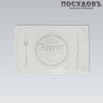 Maestro MR-1904-W салфетка сервировочная, ПВХ 435×285 мм, 1 шт.
