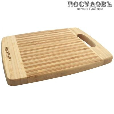 KING Hoff KH-1141 доска разделочная, материал бамбук, 330×230×18 мм 1 шт.