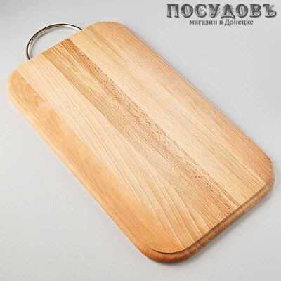 Добрый Дом "Классика с металлом" Ом-35 доска разделочная, материал бук, 350×210×15 мм 1 шт