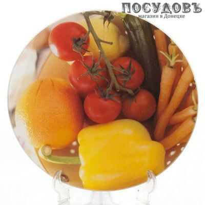 КНР 846-32 доска разделочная, материал закаленное стекло, Ø250×4 мм 1 шт