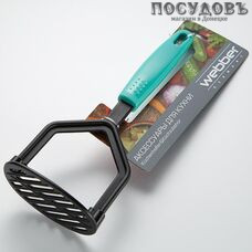 Webber "Fiesta" ВЕ-1573Y, картофелемялка, 250 мм, нейлон, пластиковая ручка, Россия, на блистере 1 шт