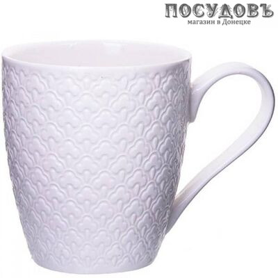 Коралл Loraine 29063 кружка, 300 мл, фарфор, белый