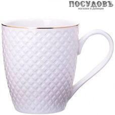 Коралл Loraine 29067 кружка, 300 мл, фарфор, белый