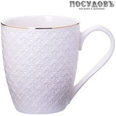 Коралл Loraine 29072 кружка, 300 мл, фарфор, белый