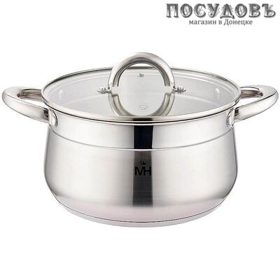 MercuryHaus Skirt MC-1690 кастрюля с крышкой 6,4 л, Ø240 мм, сталь нержавеющая 18/10