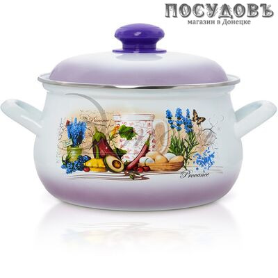 Кастрюля ЭТ-71505 "Прованс" грушевидная 3,0л *4 ИНДУКЦИЯ