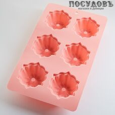 Alpenkok Суфле AK-6149S форма для выпечки кексов, силикон, 275×170×35 мм