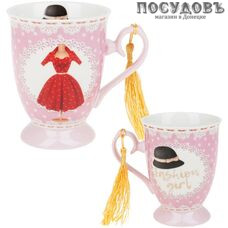 Коралл Fashion girl L1030019 кружка, 300 мл, фарфор